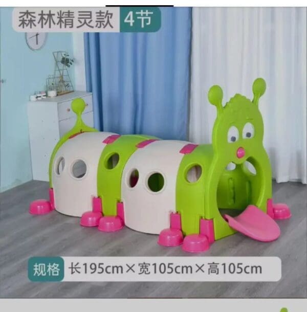 Caterpillar Tunnel For Kids Outdoor Play - Image 1