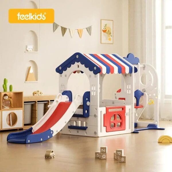 Dream Game House Slide And Swing - Image 1