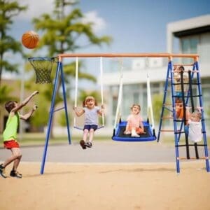 Playground swing set