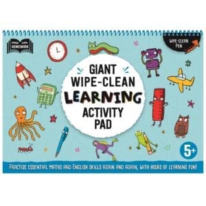 GIANT WIPE-CLEAN LEARNING ACTIVITY PAD 5YRS+