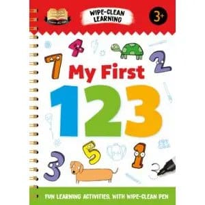 MY FIRST 123 WIPE AND CLEAN SPIRAL BOOK