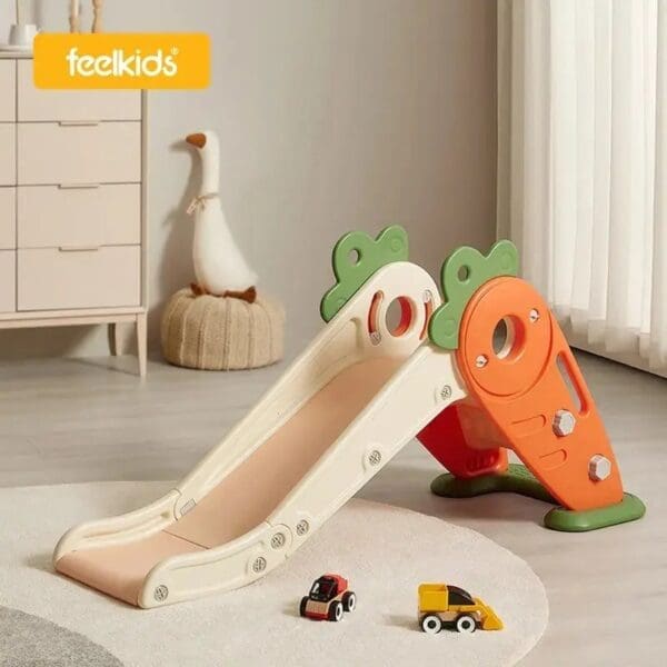 Indoor Play Slide—Carrot-Shaped For Kids - Image 1