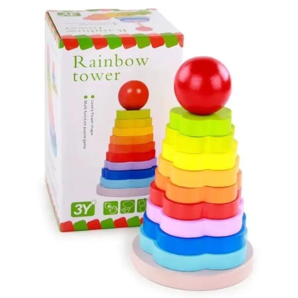 Rainbow Tower For Kids - Image 1