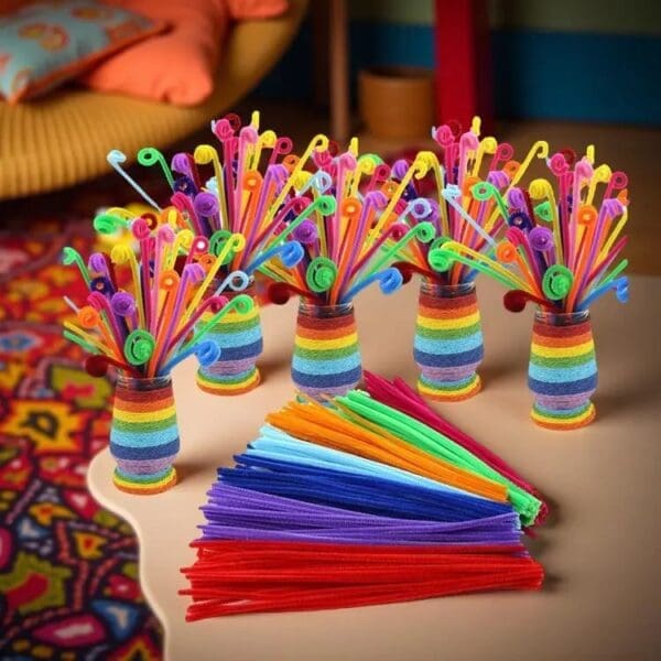 Stem Pipe Cleaner Twist  Stick Diy For Kids Pcs - Image 1