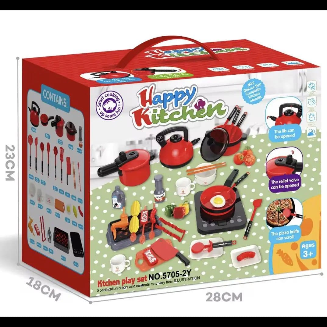 1292-1.Jpg Pretense Kitchen Play Set For Kids - Image 1