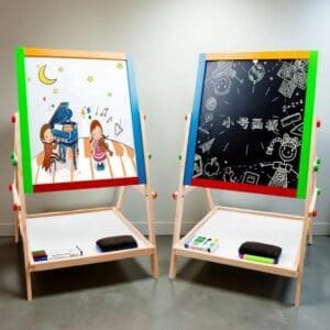 DOUBLE-SIDED TODDLER HANDWRITING PRACTICE BOARD