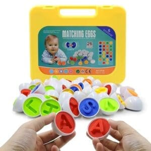 26PCS SMART EGG ALPHABET MATCHING PUZZLE TOY