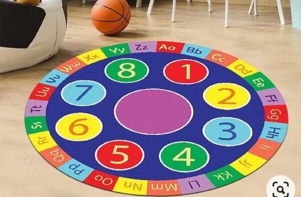 Classroom Montessori Learning Mat For Preschools And Homes (Circle) - Image 1