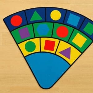 CLASSROOM MONTESSORI LEARNING MAT FOR PRESCHOOLS AND HOMES (TRIANGLE)