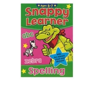 Children's Snappy Learner Spelling Activity Book & Star Reward Chart 5-7 Years