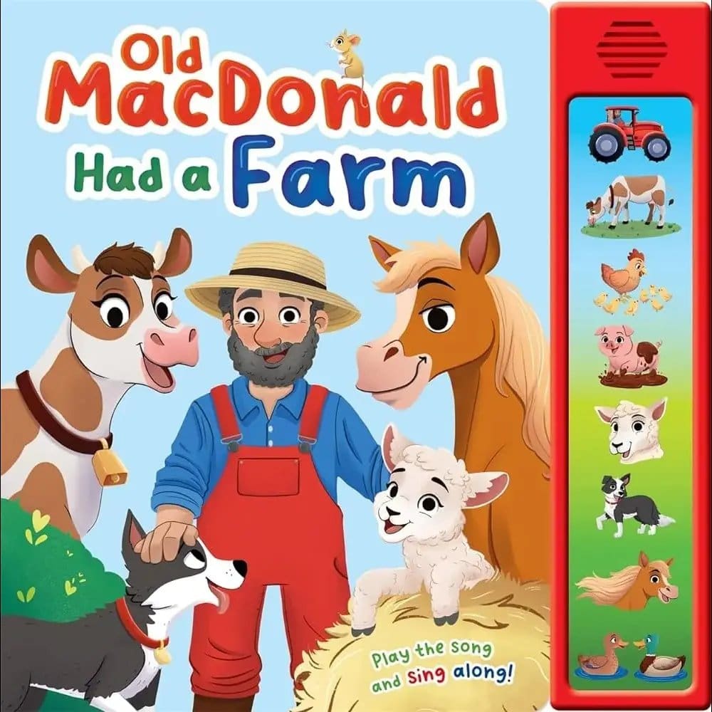 584.Jpg Old Macdonald Had A Farm (8 Button Sound Book) Board Book - Image 1