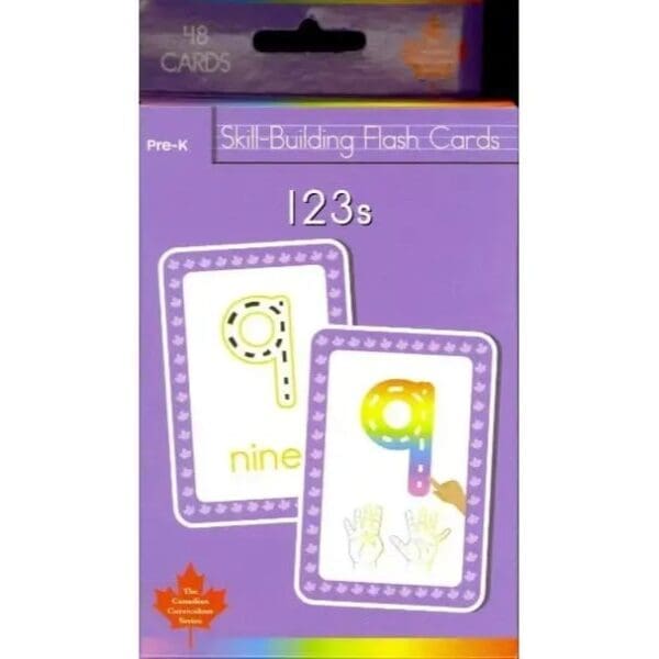 123S Skill-Building Flash Cards (Canadian Curriculum Press Pre-K) - Image 1