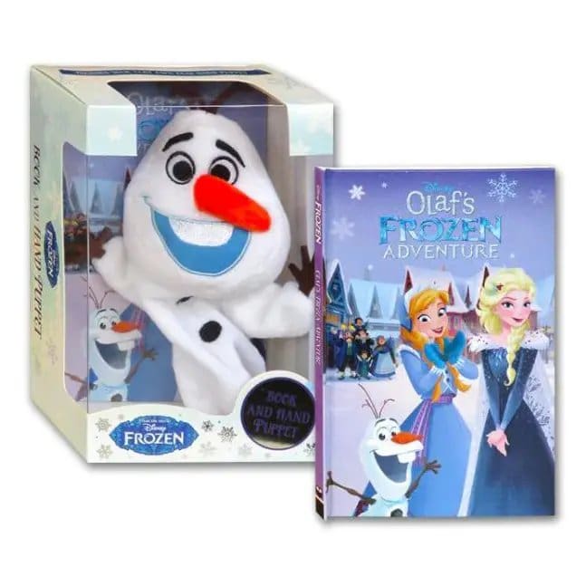 658.Jpg Disney Frozen Book And Hand Puppet - Image 1