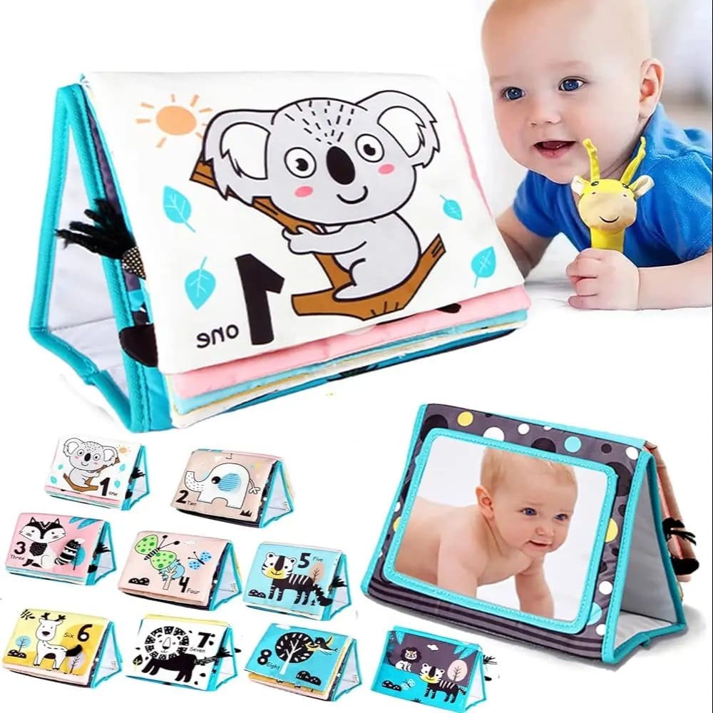 671.Jpg Fabric Animal Koala Tummy Time Book - Image 1