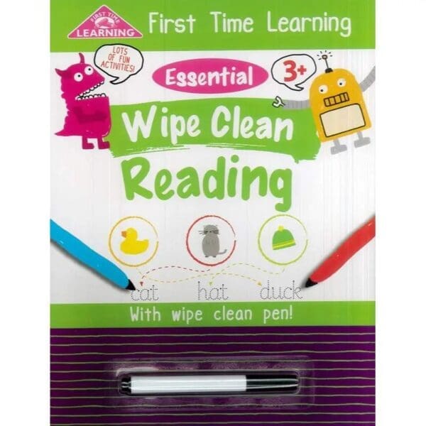 First Time Leaning Wipe Clean Reading - Image 1