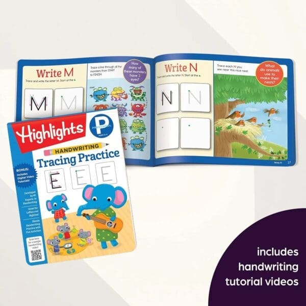 Handwriting Tracing Practice Preschool - Image 1