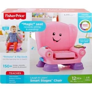 Fisher Price Laugh and Learn Smart Stages Chair with Lights and Sounds, blue