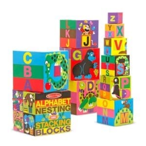 MELISSA and DOUG ENGLISH ALPHABET NESTING