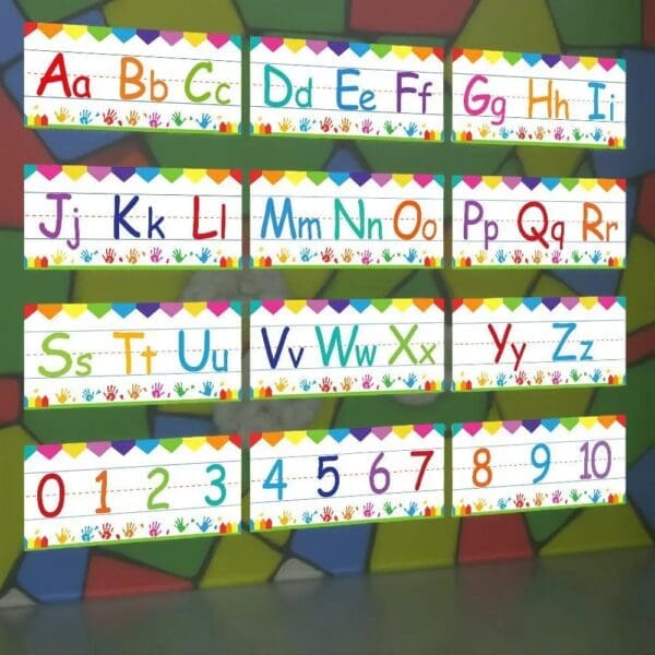 Abc And 123 Wall Stickers 12Pcs Pack - Image 1