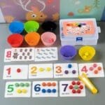 CLIP BEAD MATCHING N DIGITAL MATCHING GAME