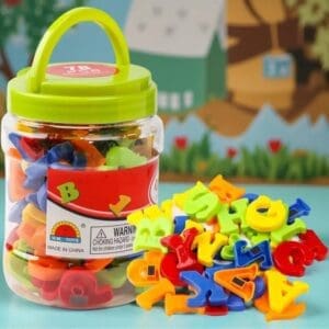 MAGNETIC ENGLISH NUMBER AND LETTERS 78PCS