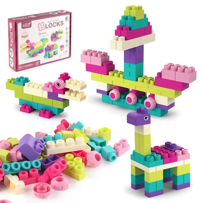 959.Jpg Soft Rubber Building Blocks - Image 1