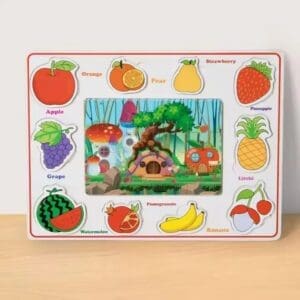 WOODEN PUZZEL FRUIT JIGSAW