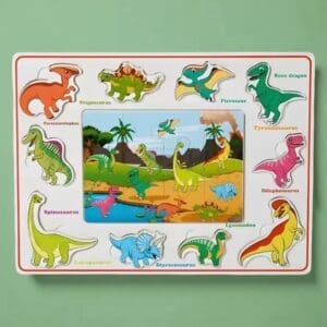 WOODEN PUZZLE DINOSAUR JIGSAW