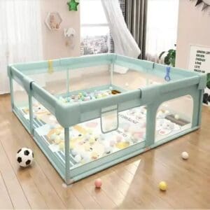 BABY PLAY PEN WITH ZIPLOCK DOOR