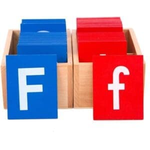 52pcs Lower and Capital Case Sandpaper Letters