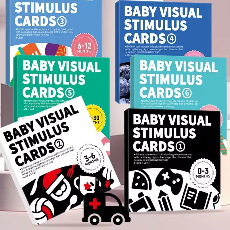 1397-1.Jpg High Contrast Baby Stimulus Cards 0-36Months - Image 1