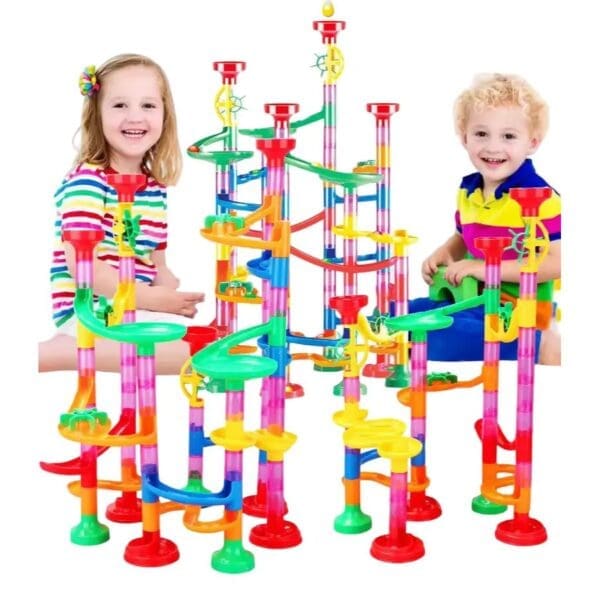 105 Marble Run Flexible Skills For Kids Building Game - Image 1
