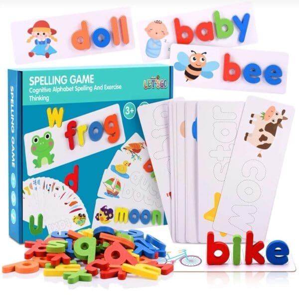 Spelling Game Cognitive Alphabet Exercise For Kids - Image 1
