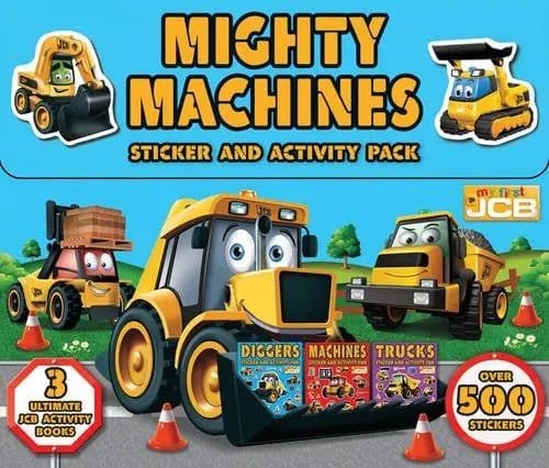 1465.Jpg Mighty Machines Sticker And Activity Pack - Image 1