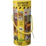 Construction Site Vehicles - Book Plus Giant Puzzle