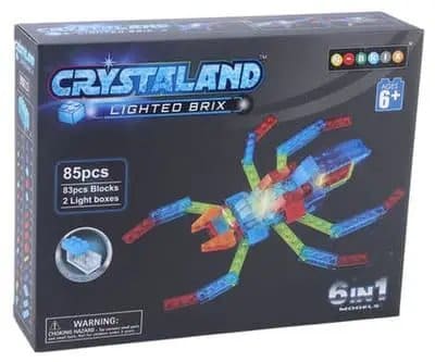 1494.Jpg Crystaland Lighted Brix Spider 85Pcs - Image 1