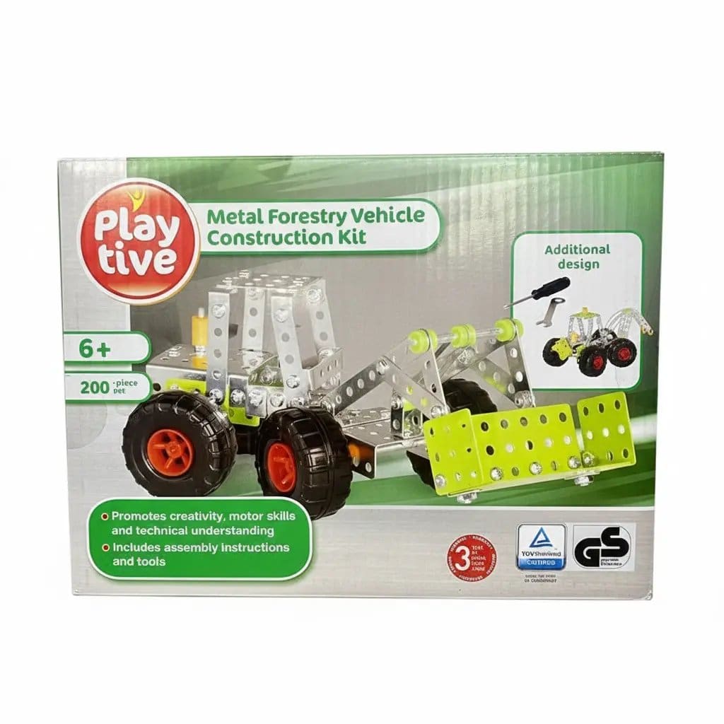 1510.Jpg Play Tive: Metal Forestry Vehicle Construction Kit - Image 1