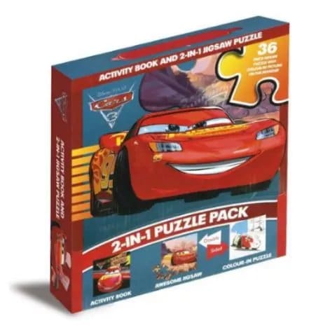 1523.Jpg Disney Pixar Cars 3 (2 In 1 Puzzle Pack) - Image 1