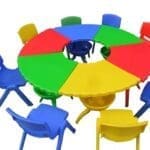 6 seating activity table for preschool - TABLE ONLY