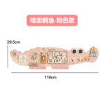 Wooden Crocodile themes  Wall sensory busy board