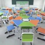 Round table sitting Elementary Desk - Image 5