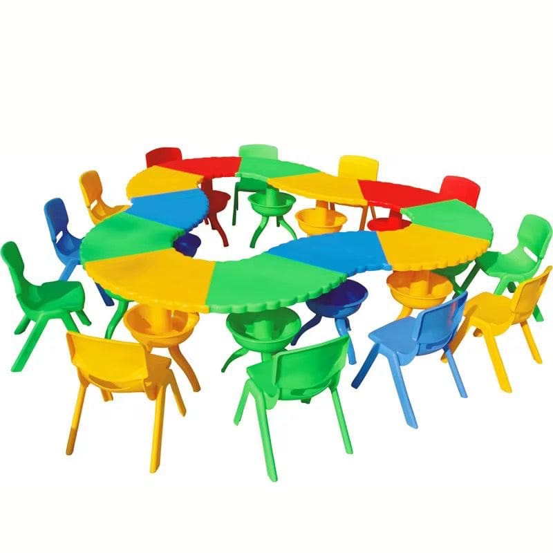 8Ff90Af8-52F3-4332-B800-Aeb209B98E4A 12 Seating Activity Table For Preschool - Table Only - Image 1