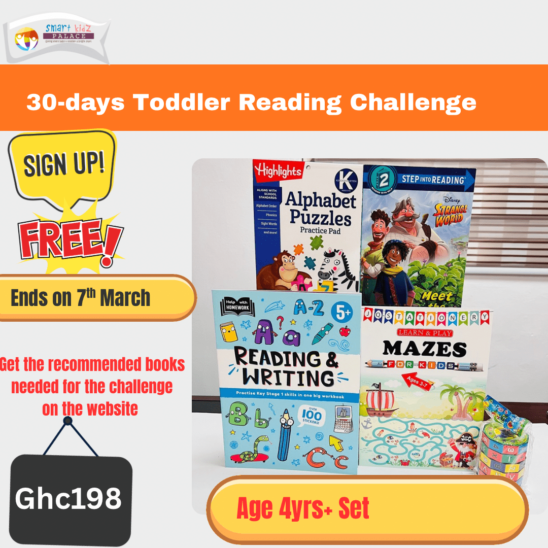 30-Day Toddler Reading Challenge (Parent-Child Reading Time) Age: 4Yrs + - Image 1