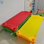 Daycare Mesh Plastic Stackable bed