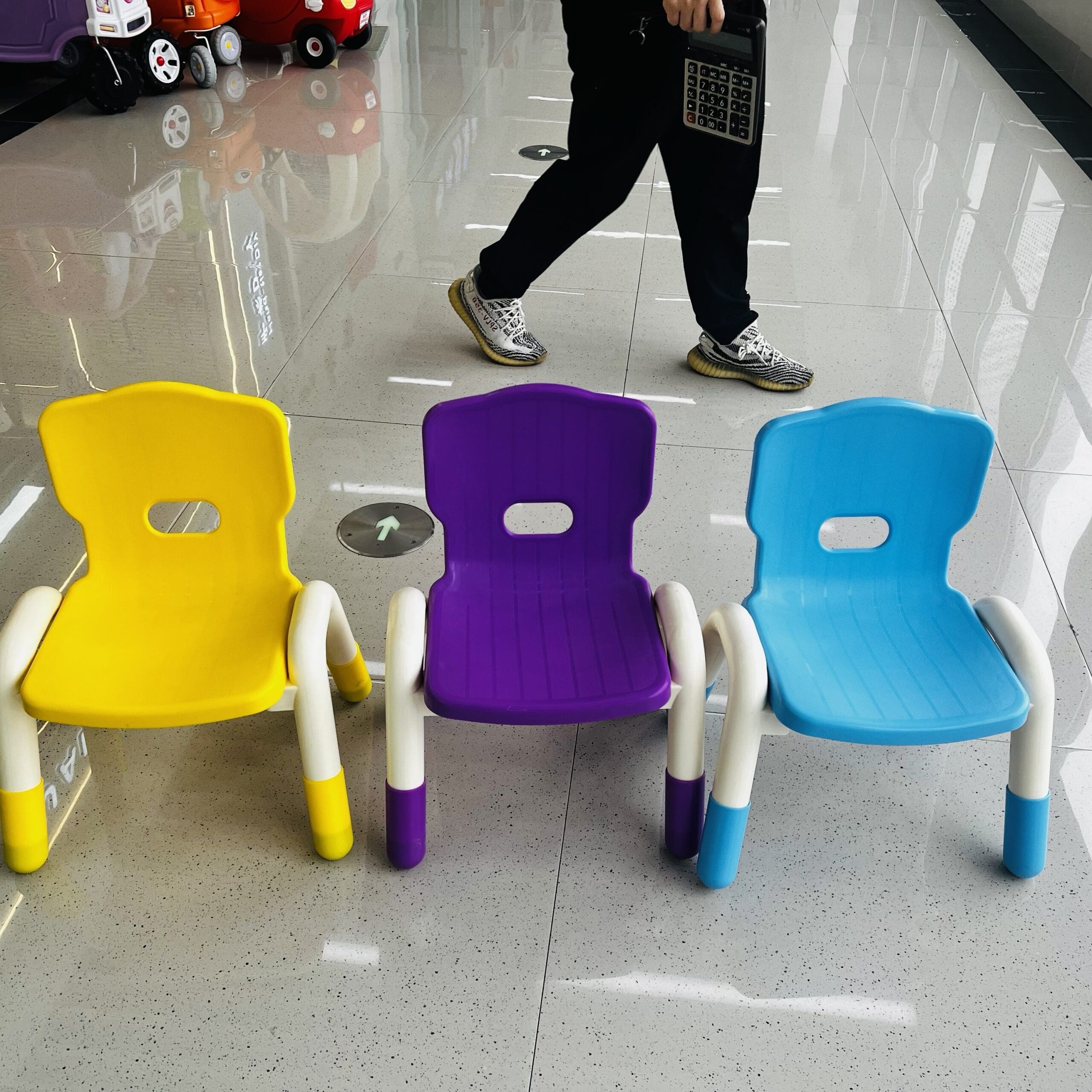 Img_4114 Pre-Order Colorful Preschool Chairs 28Cm Sitting Height - Image 1