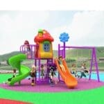 Outdoor playground equipment for preschool