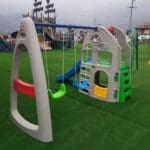 Pre-order kids preschool game slide and swing Size: 260*276*190cm - Image 4