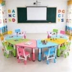 Triangular Preschool table ( Table only) ARRIVING SOON - Image 2
