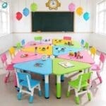 Triangular Preschool table ( Table only) ARRIVING SOON - Image 3