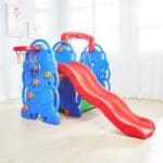 Preschool indoor play slide and swing